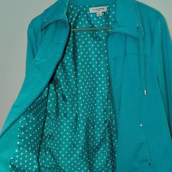 Studio Works Teal Jacket - Picture 3 of 9